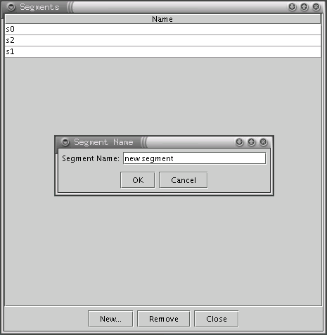 Adding and Removing Segments