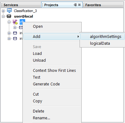 Adding objects to function settings
